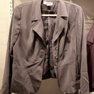 Atelier Size 16 Gray Blazer